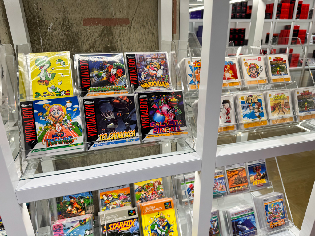 Nintendo Museum game stickers