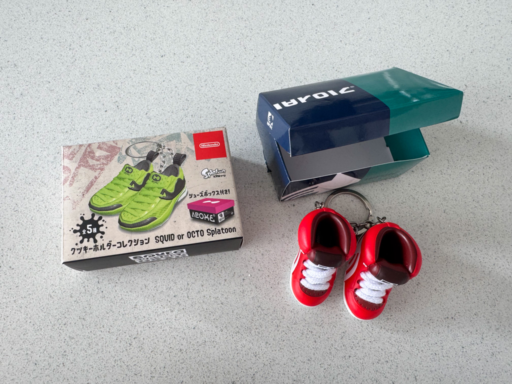 splatoon sneaker blind box from nintendo museum