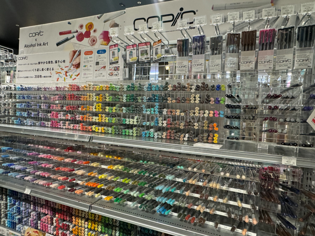 Copic pens in Japan 