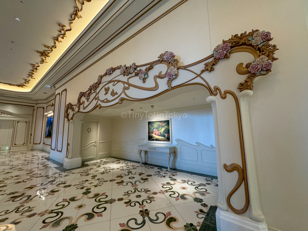 Decor inside Fantasy Springs Hotel