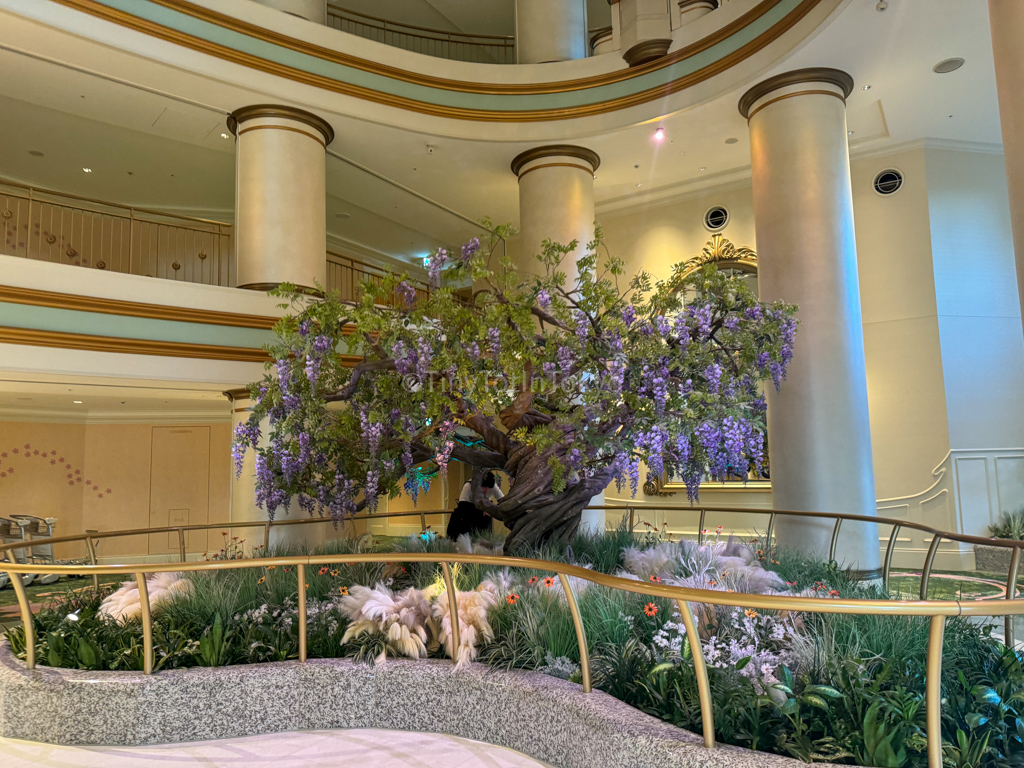 wisteria tree at Fantasy Springs Hotel 