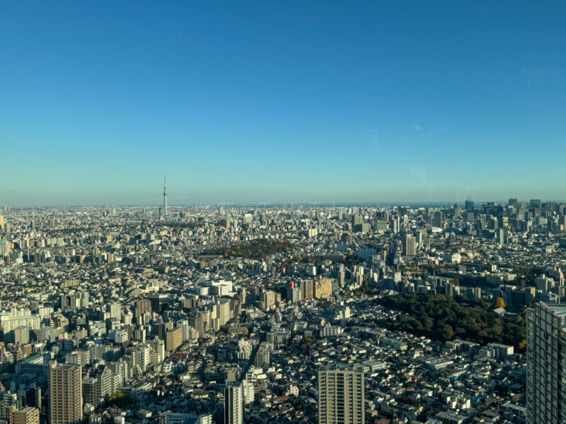 view from Sunshine 60 Observatory Tenbou Park sunshine city