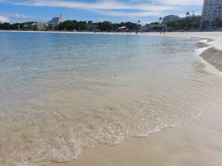 a beach in Wakayama during summer in Japan