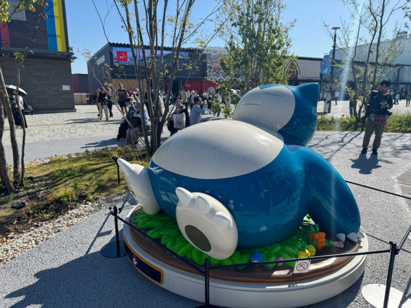 Snorlax Statue at Osaka Expo