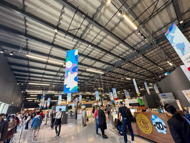 Inside the Commons-B Pavilion
