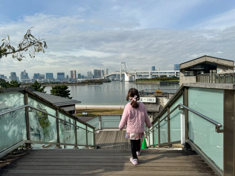 A child in Odaiba Tokyo