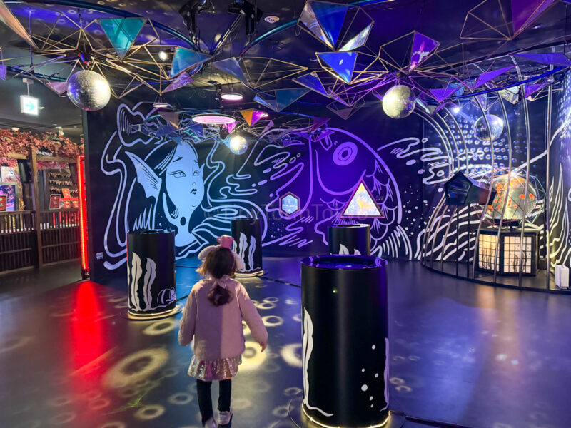 inside GA☆KYO aquarium in Odaiba