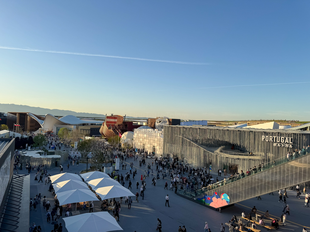 Empowering Lives Zone from the Grand Ring at Osaka Expo