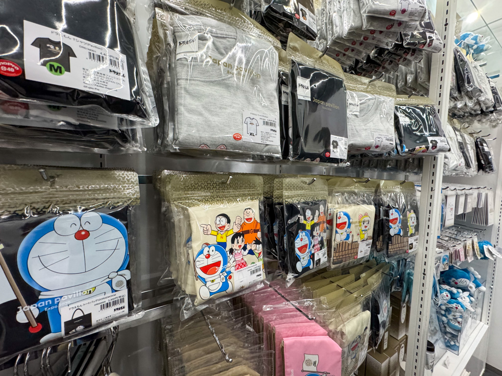 Doraemon Souvenirs at Japan Pavilion at Osaka Expo