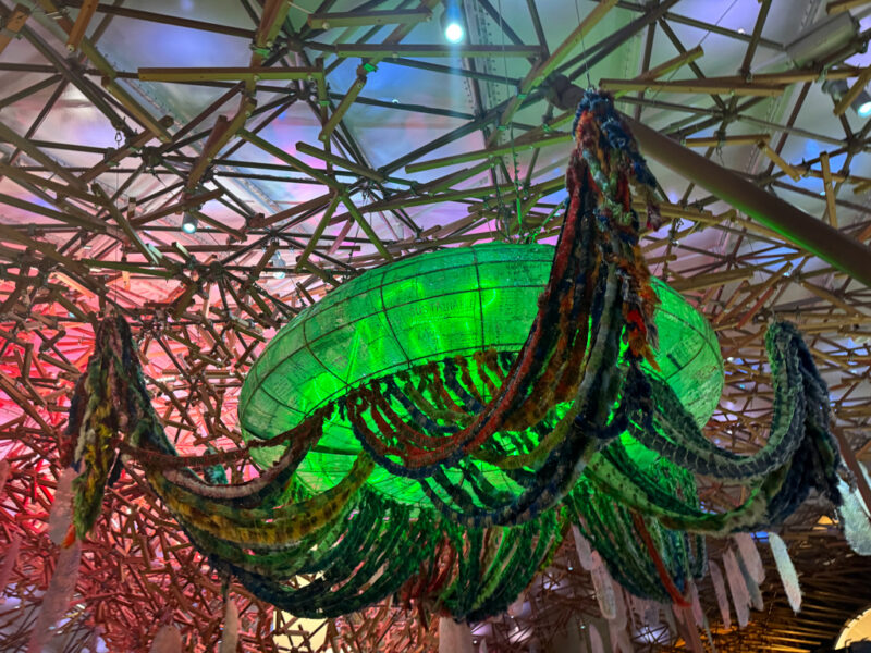 Giant jellyfish at Jellyfish pavilion osaka expo