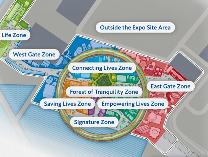 zones at osaka expo