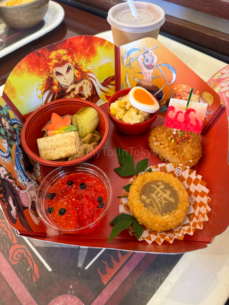 Kimetsu no Yaiba Rengoku Kids meal at Universal Studios Japan