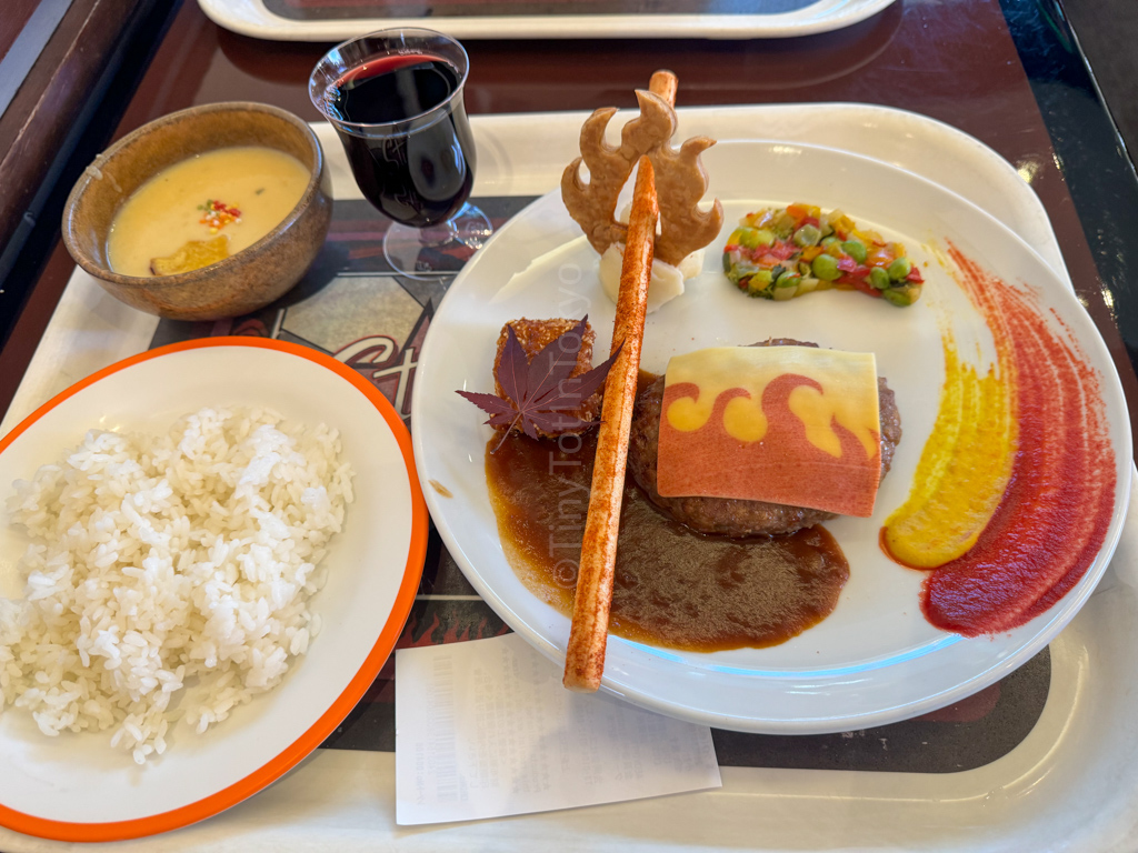 Kimetsu no Yaiba Rengoku meal at Universal Studios Japan