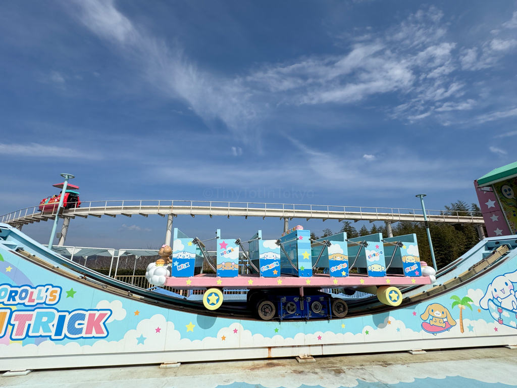 Spin Trick Cinnamoroll ride at Harmonyland