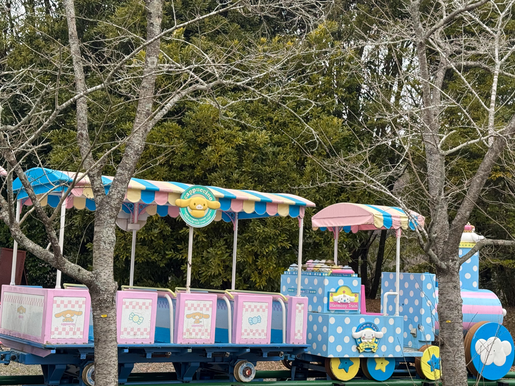 Cinnamoroll train at harmonyland