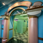 Locker room at sanrio puroland