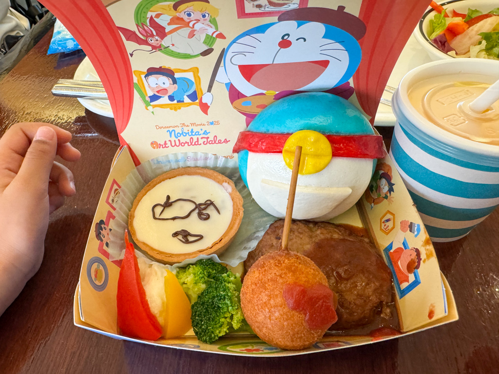 doraemon kids meal at universal studios japan