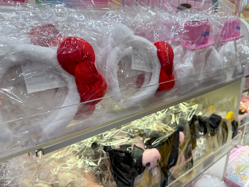 Character headbands at Sanrio Puroland