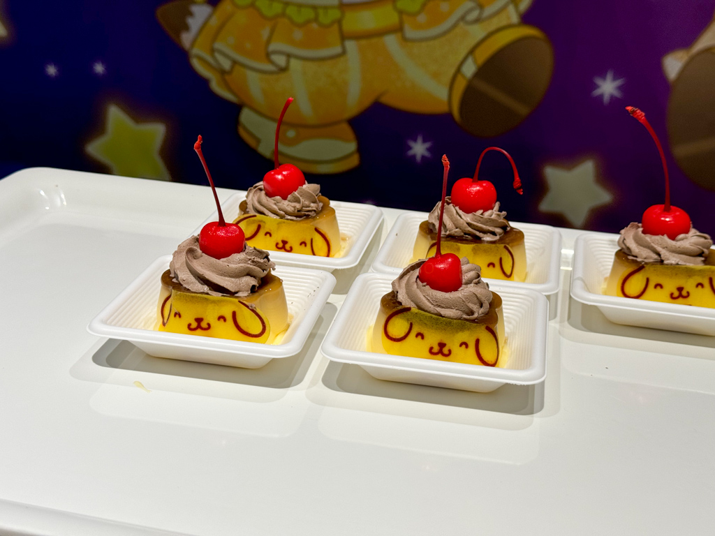 Pompompurin Pudding at Sanrio Restaurant Yakata