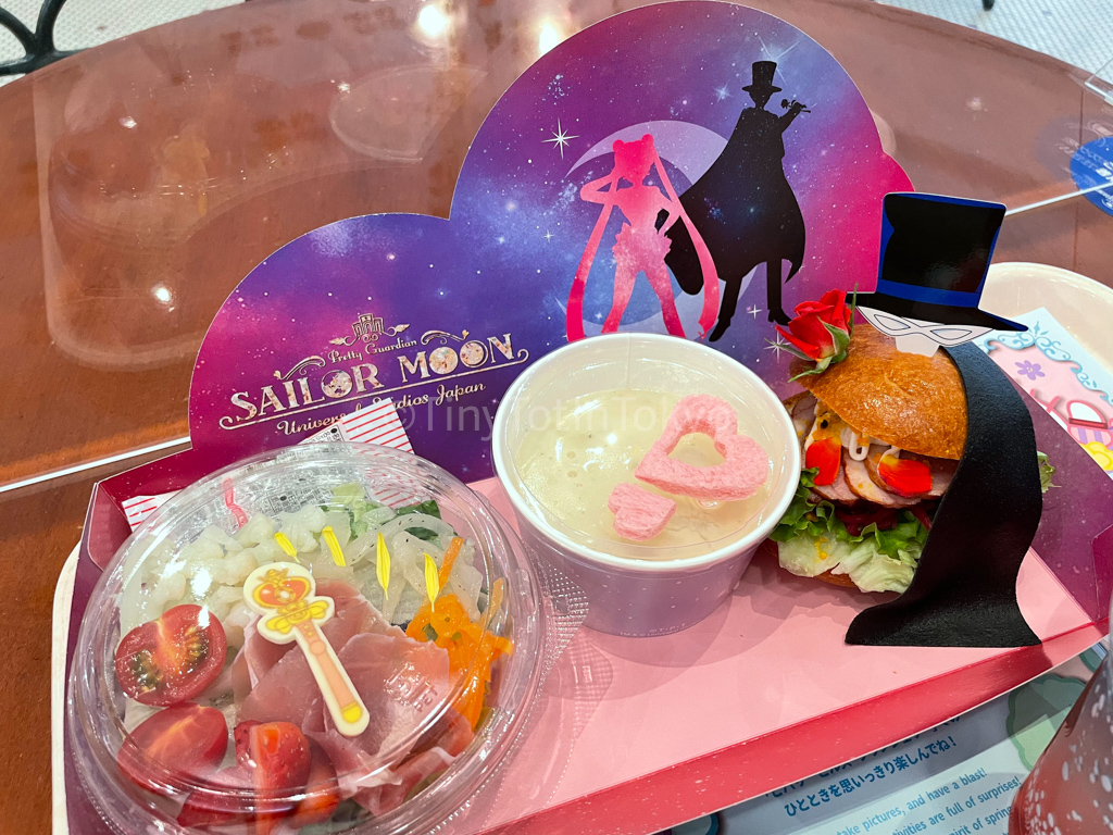 Sailor Moon meal set at Universal Studios Japan