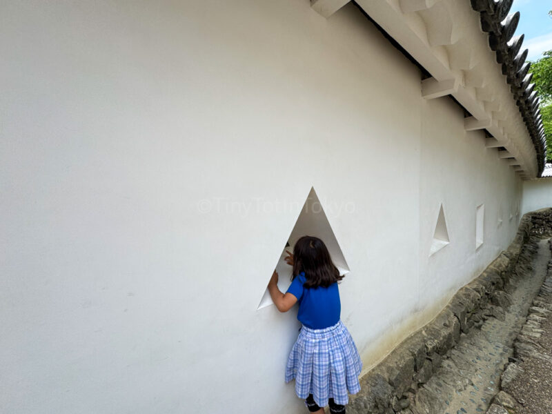 loophole windows at Himeji Castle