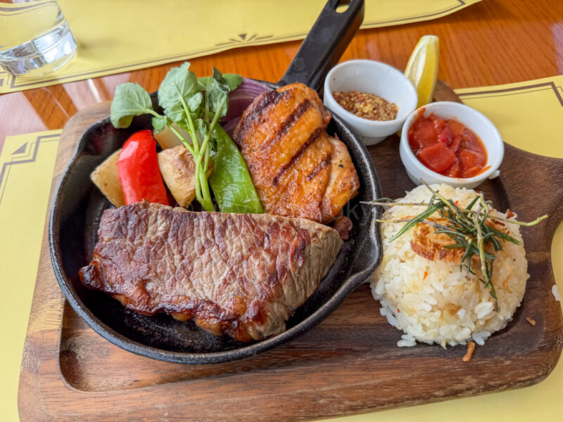 park side grill lunch at universal studios Japan