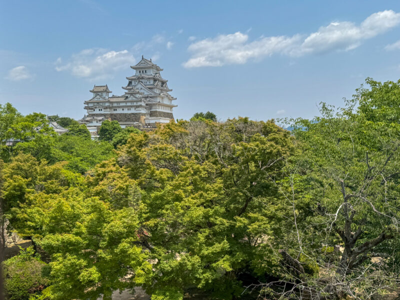 View of Himeji Castle from the West Bailey