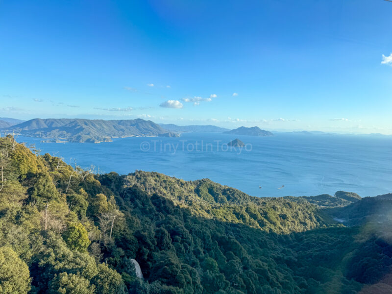 Shishiiwa Observation Deck view in Miyajima