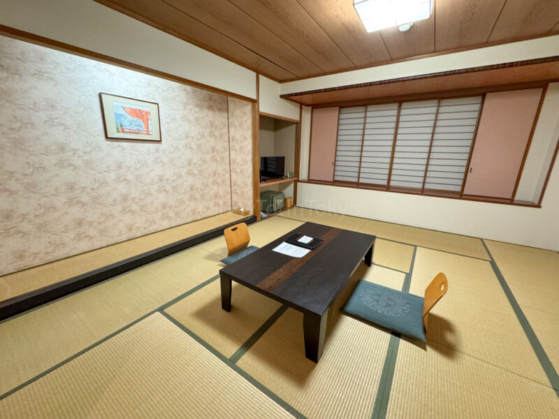 Our room inside Miyajima Hotel Makoto ryokan