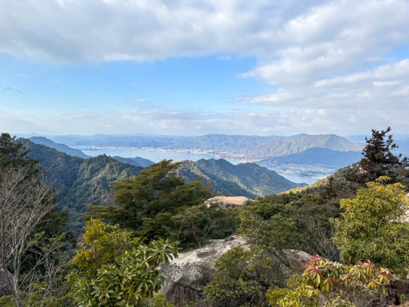 Mt. Misen Observation Deck view