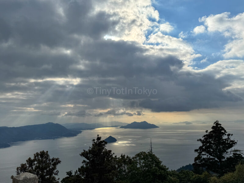 Mt. Misen Observation Deck view