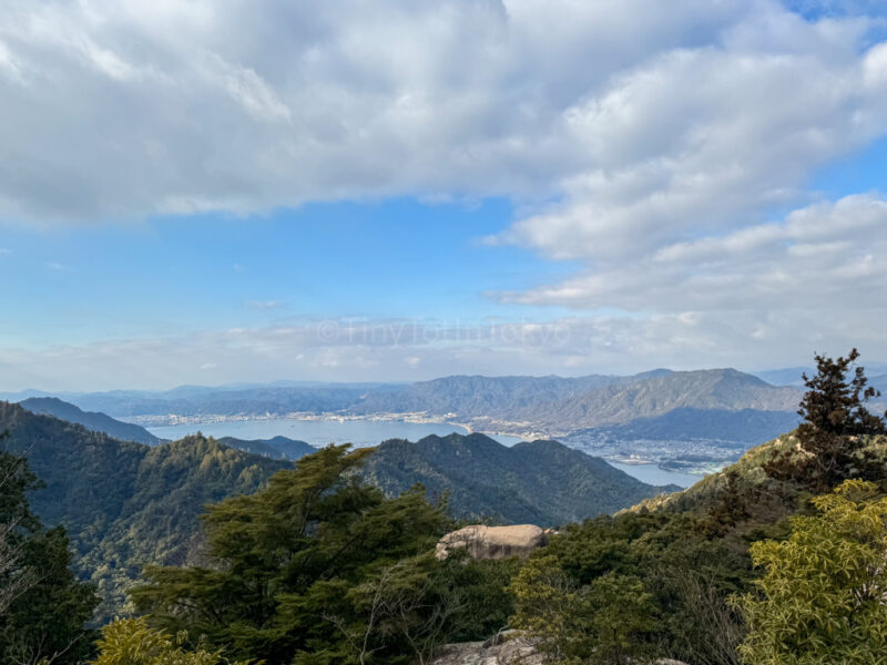 View from Mount Misen in Miyajima