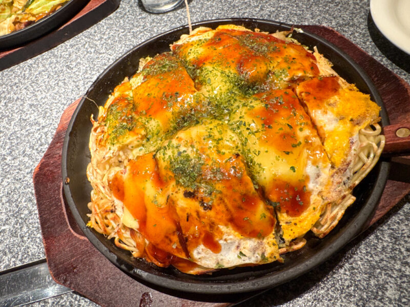 okonomiyaki from micchan in Hiroshima