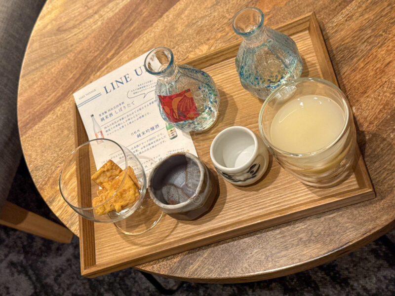 sake at LAZULI Hiroshima