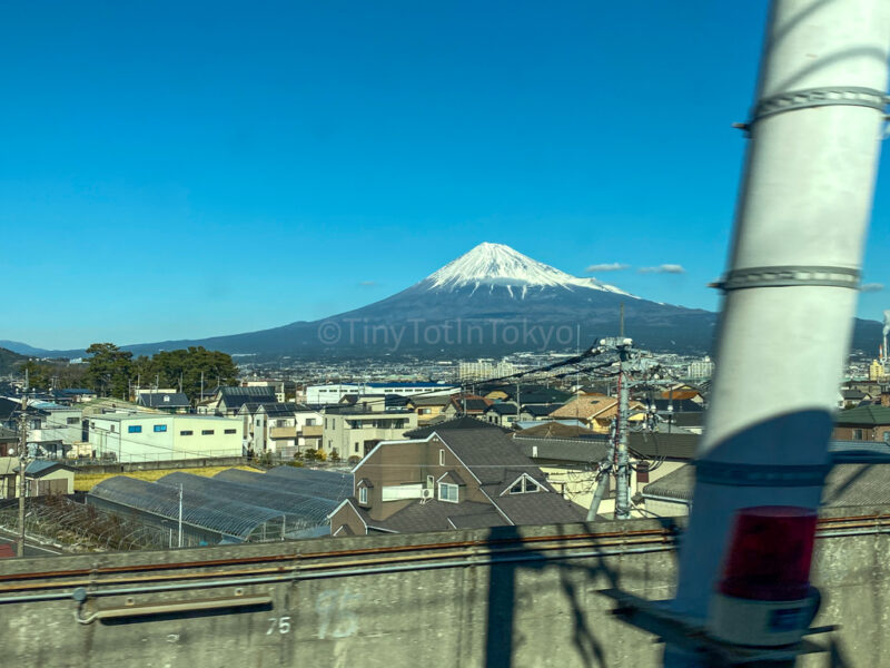 Mount Fuji from the Shinkansen