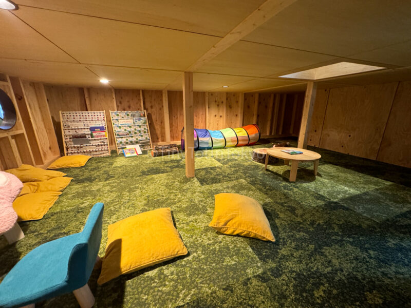 reading space for kids at Hotel Naturwald Furano