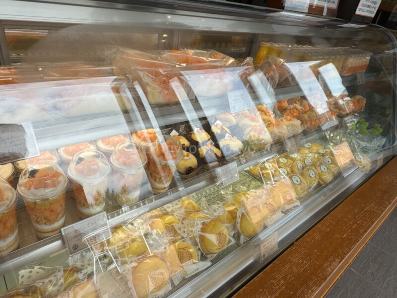 Desserts at Tomita Melon House in Furano