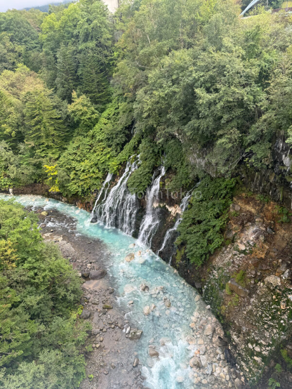 Shirahige Waterfal in Biei Hokkaido