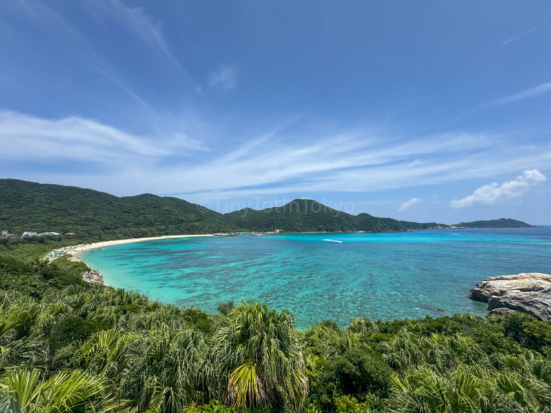 observation point at aharen beach in tokashiki