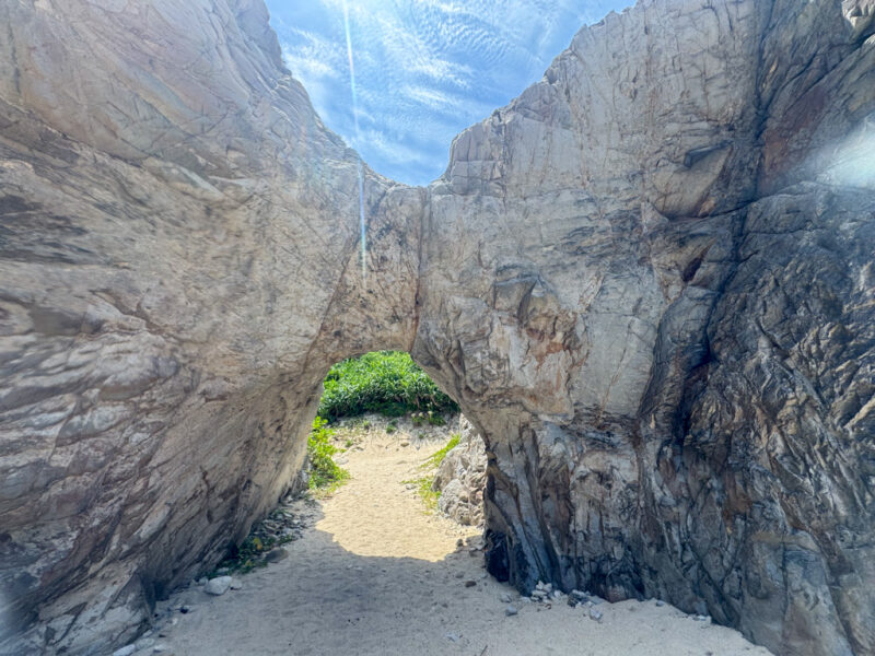 rock formation at aharen island in Tokashiki