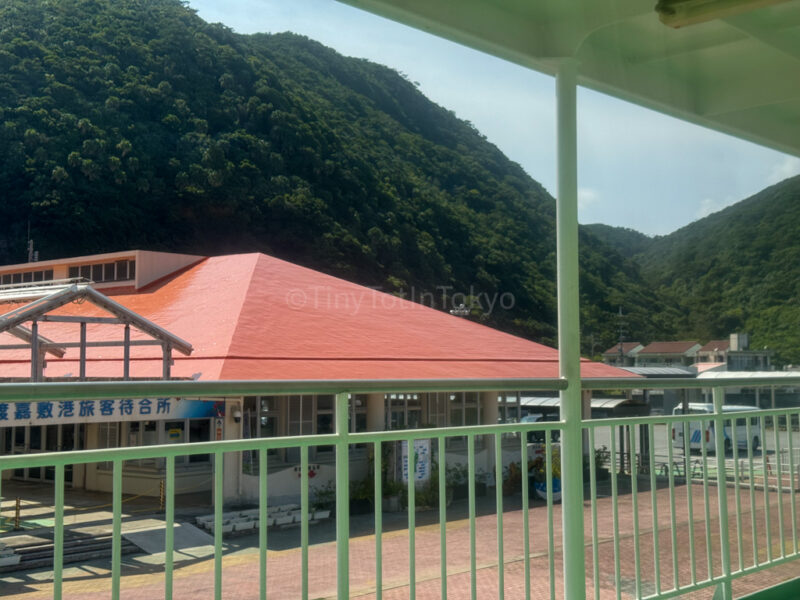 Bus to Aharen Beach at Tokashiki Island