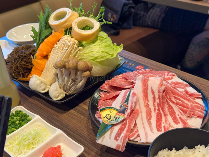 Agu pork shabu shabu in Okinawa