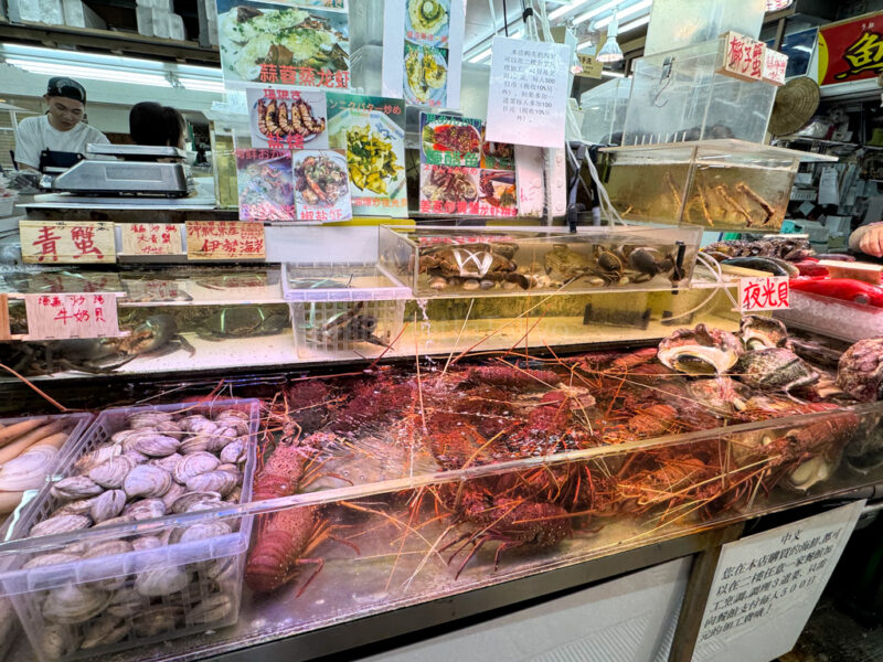 seafood at Makishi Public Market