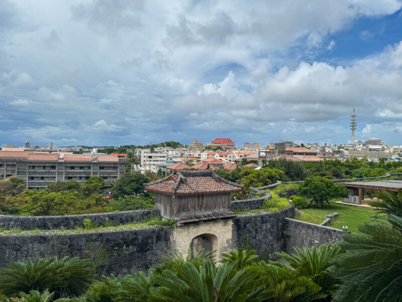 View from Shuri Castle in OKinawa