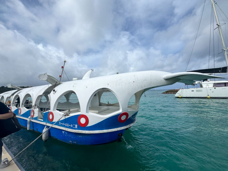 Glass Bottom Boat ride in Okinawa