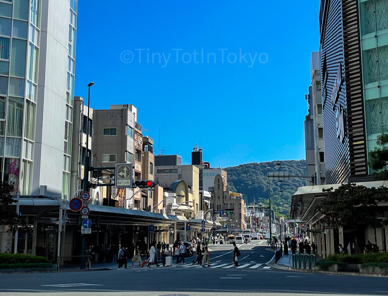 Kawaramachi Street in Kyoto with Kids