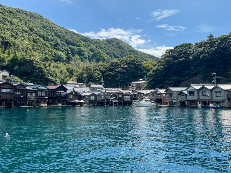 famous NHK view of the boathouses in INE