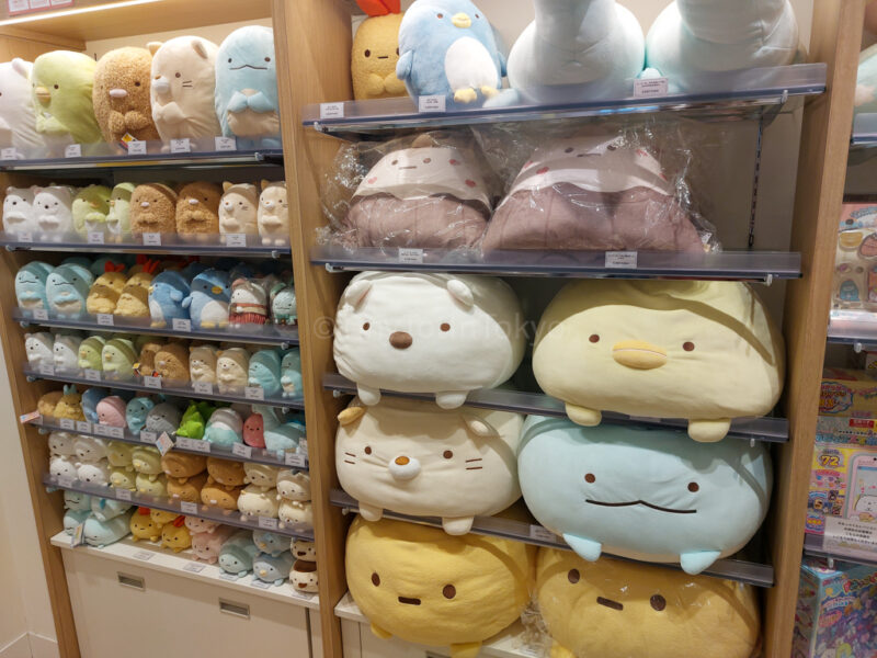 sumikko goods for sale in kiddyland kyoto