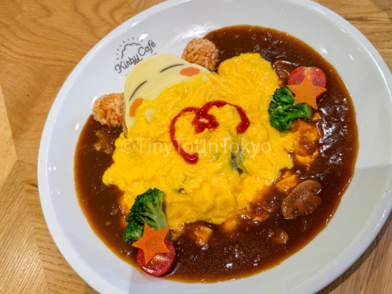 waddle dee omurice at the kirby cafe