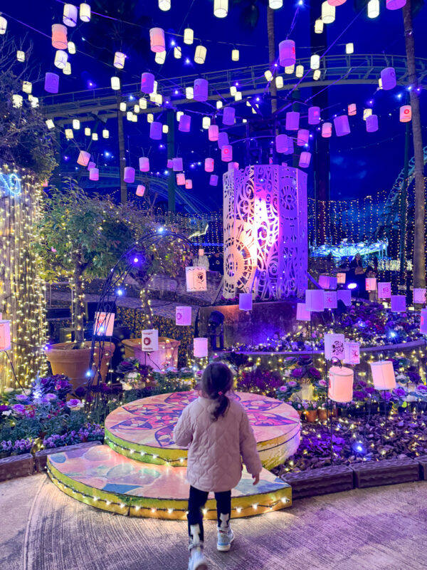 winter illumination at Hirakata Park